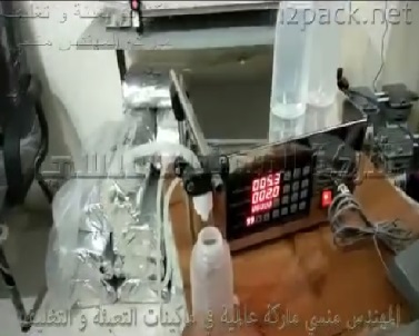 آلة تعبئة سوائل صغيرة من الاستانلس وشاشة ديجيتال موديل 451 ماركة مهندس منسي