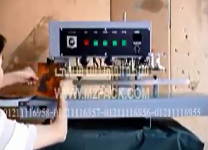 ماكينة لحام أكياس قمر الدين نصف أتوماتيك رأسية بموديل 303 ماركة المهندس منسي