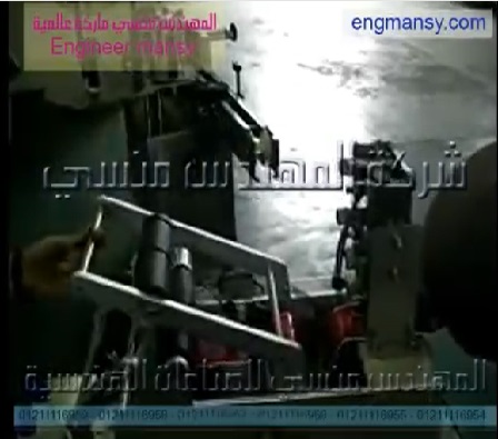 ماكينة لصق استيكر علي عبوات مثبت الشعر الدائريه النص اتوماتيك كود 831 ماركة مهندس منسي