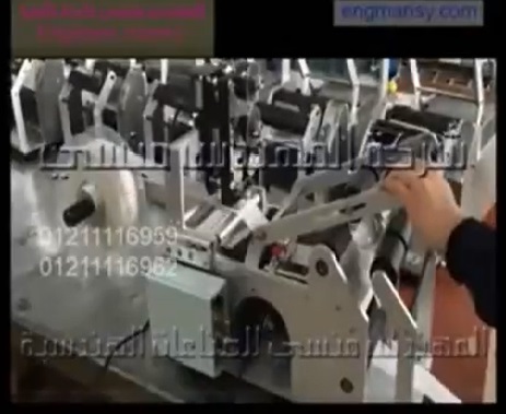 ماكينة لصق الليبل على برطمانات طعام الاطفال نصف اتوماتيك كود 831 ماركة مهندس منسي