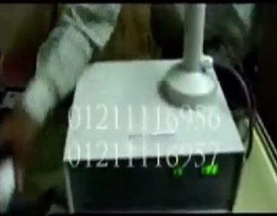 ماكينة يدوي للحام طبة علي عبوة بلاستيك طبية موديل 201 ماركة مهندس منسي