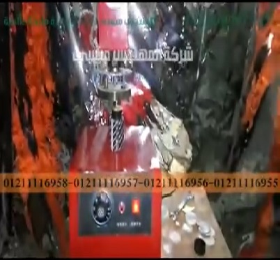 مكبس حراري للحام الطبات علي جميع العبوات البلاستيكية المختلفة موديل 224 ماركة مهندس منسي