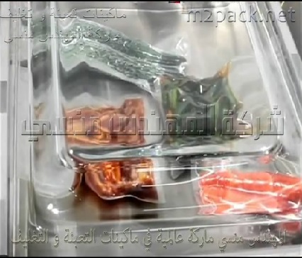 ماكينة فاكيوم غرفة أفقية تصلح للعمل علي العديد من أكياس المنتجات مثل أكياس الفراخ و أكياس الخضراوات و أكياس الرنجة و البقوليات و غيرهم موديل 602 ماركة المهندس منسى