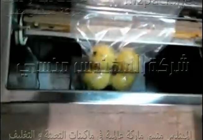 ماكينة فاكيوم نصف اتوماتيك لتغليف وشفط الهواء من اكياس الفاكهة مع لحامها كود 601 ماركة مهندس منسي