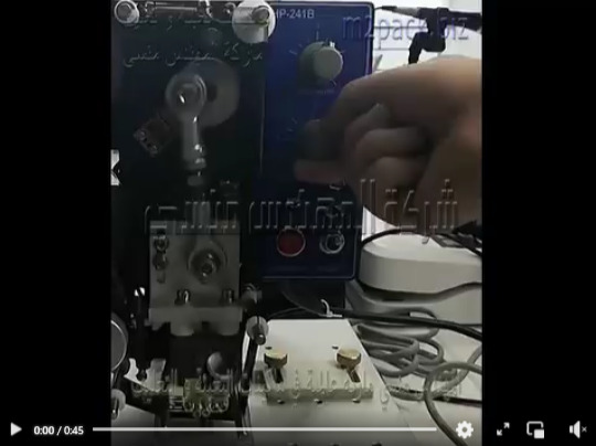 ماكينه طباعة الاكواد و تاريخ على الاكياس البلاستيكية ببكر حبر الكربونى موديل 322 ماركة المهندس منسى