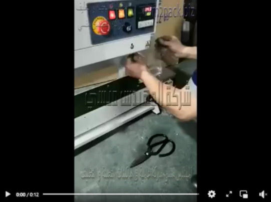 ماكينة لحام عمودية بسير مستمر لتغليف اكياس المحلول الملحي موديل 303 ماركة المهندس منسى