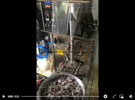 مكنة تعبئة و تغليف لآنتاج كيس صلصة ، كيس عسل أسود بنظام أتوماتيك بالكامل موديل 503 ماركة المهندس منسى